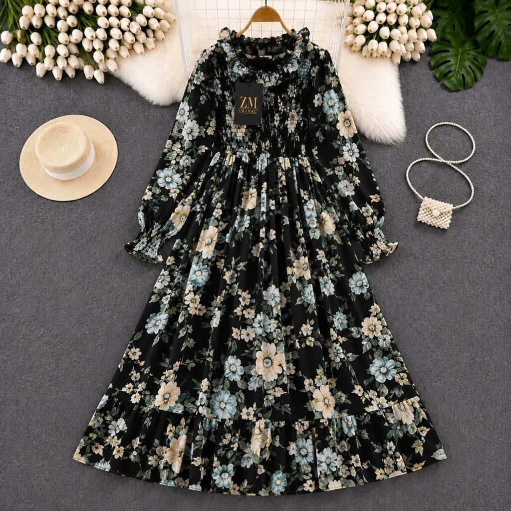 imported floral chiffon maxi dress black floral.jpg