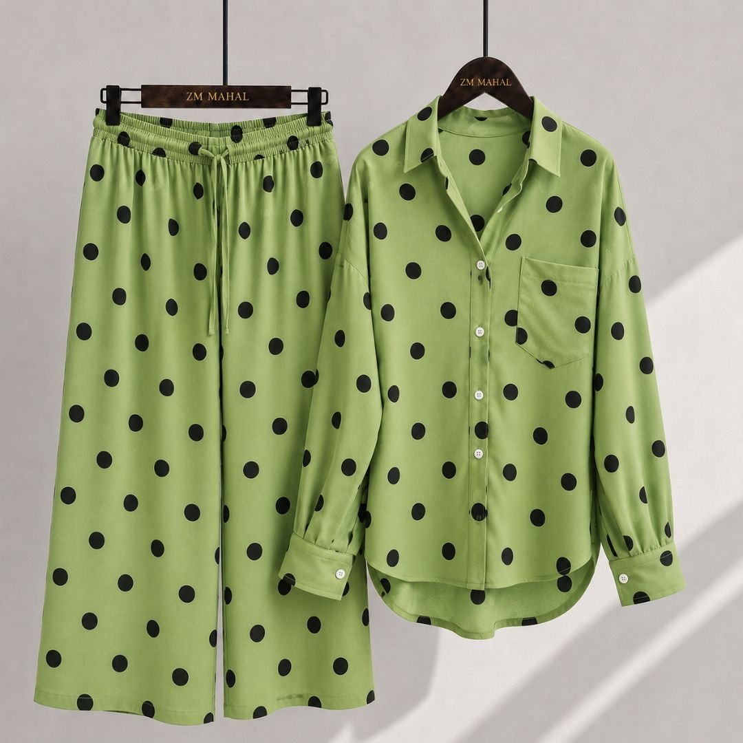 polka dot coord set pista green.jpg